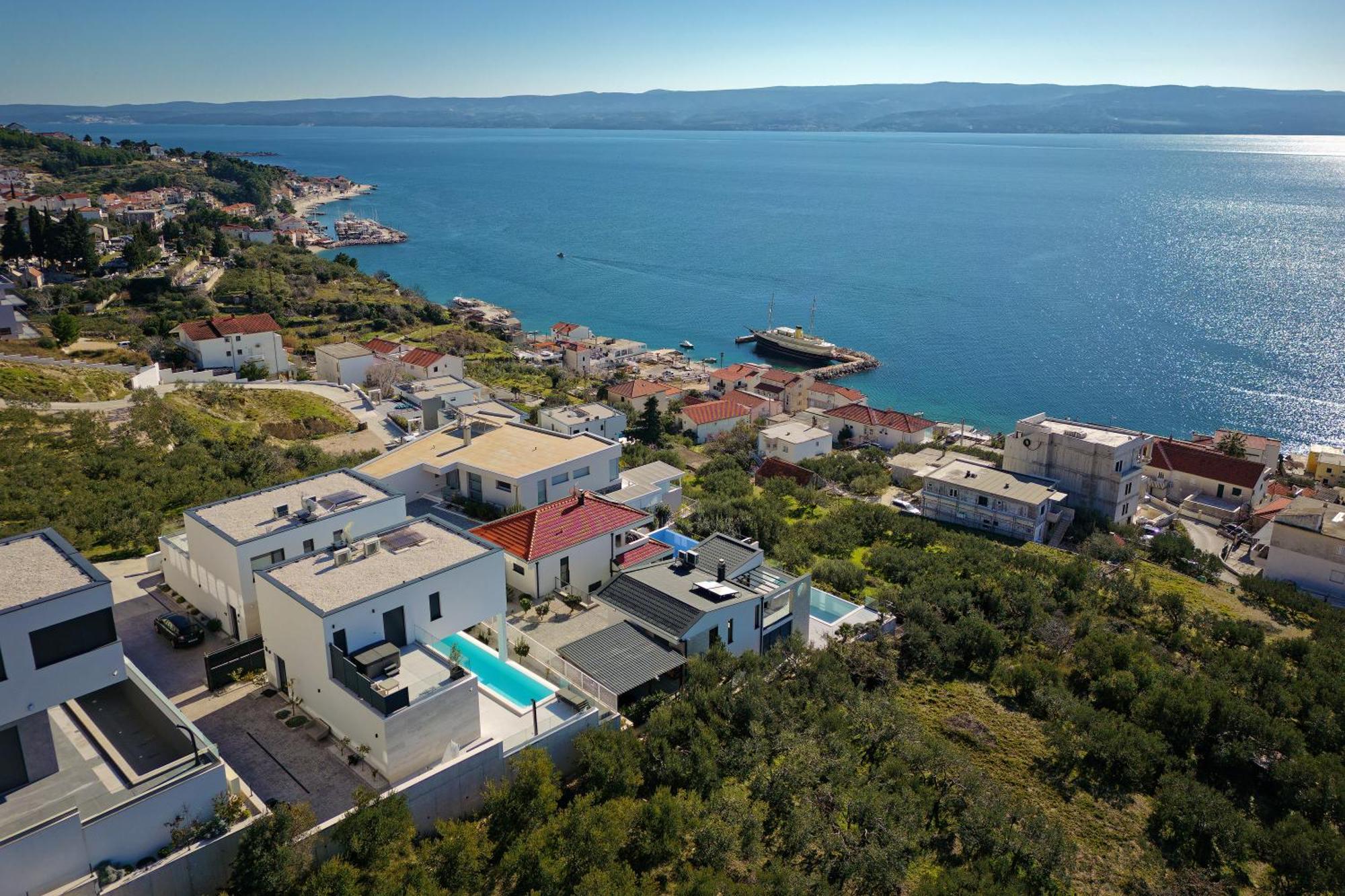 Villa Askana, 3 Bedrooms, 4 Baths, Infinity Pool, Whirlpool, Sea View, Outdoor Kitchen Jesenice  Exterior photo
